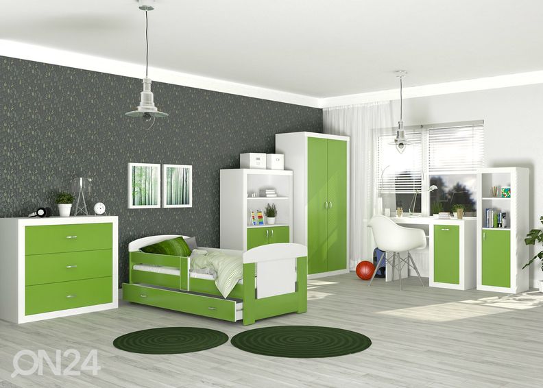 Lastevoodi 80x180 cm+madrats suurendatud