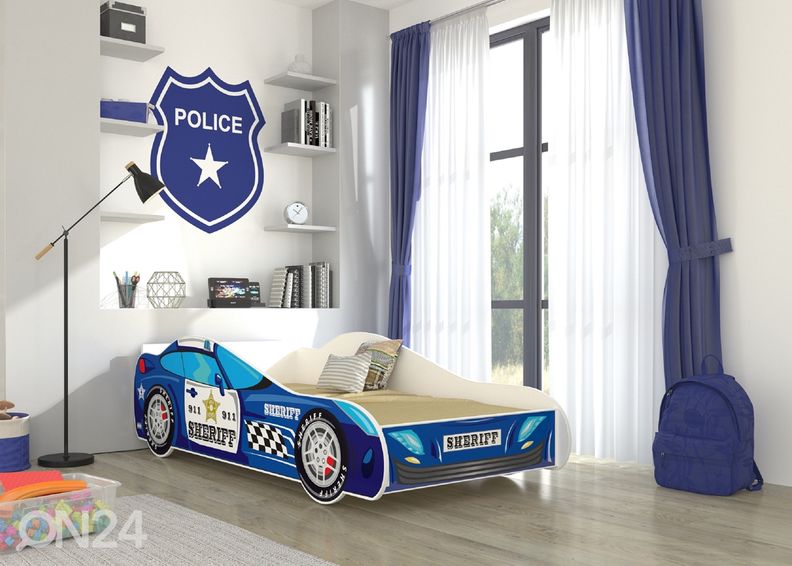 Lastevoodi auto 70x140 cm suurendatud