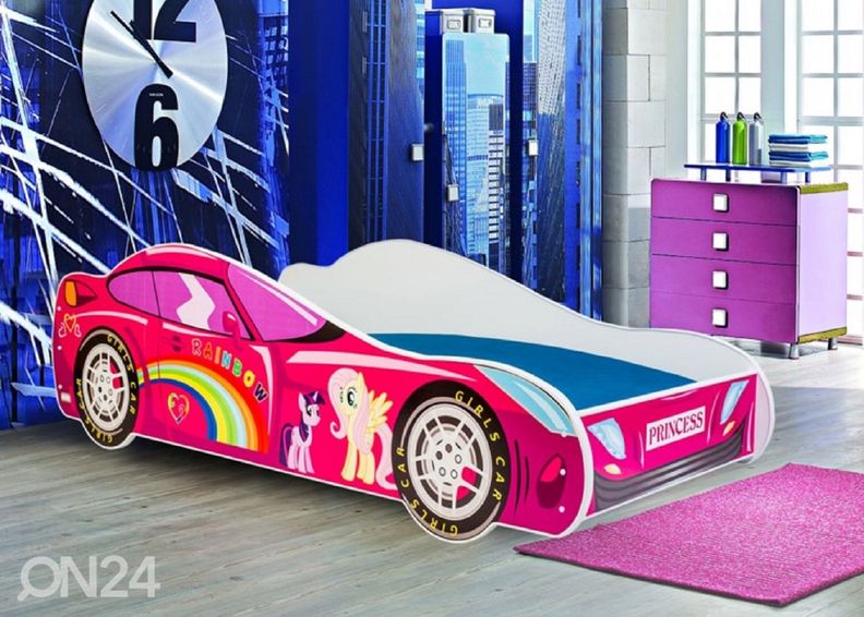 Lastevoodi auto 70x140 cm suurendatud