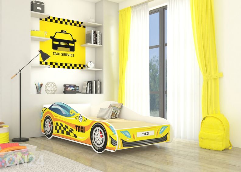 Lastevoodi auto 70x140 cm suurendatud