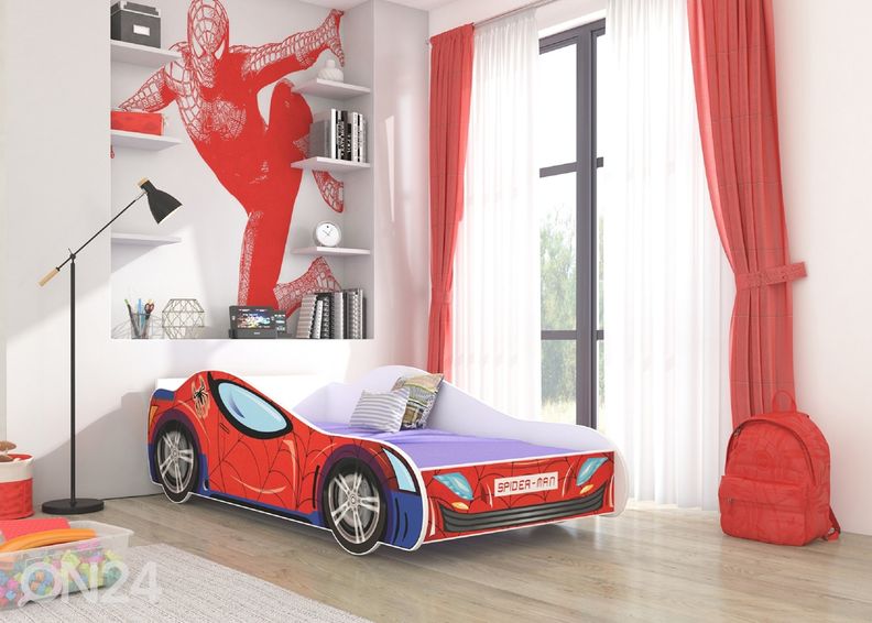 Lastevoodi auto 80x160 cm suurendatud