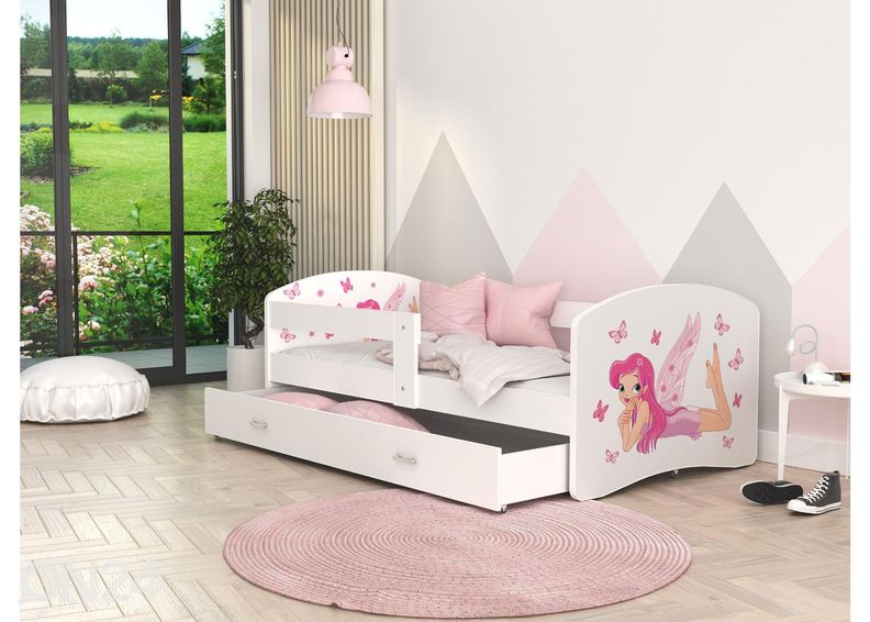Lastevoodi komplekt 80x180 cm, valge/nr 4 suurendatud