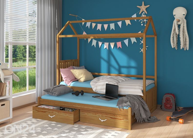 Lastevoodi komplekt Maia III 90x200 cm suurendatud