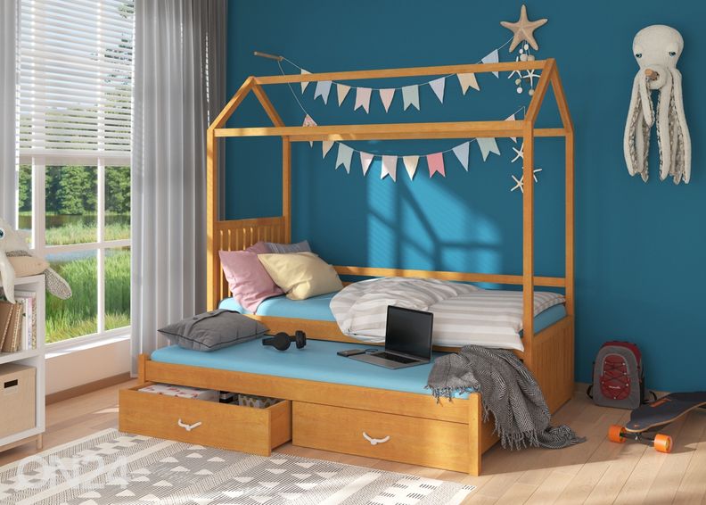 Lastevoodi komplekt Maia III 90x200 cm suurendatud