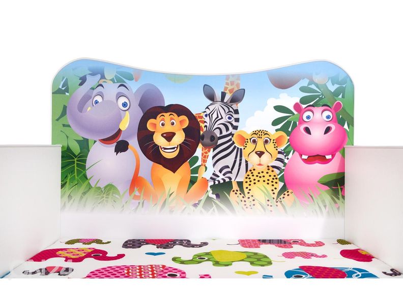 Lastevoodi + madrats 70x140 cm suurendatud