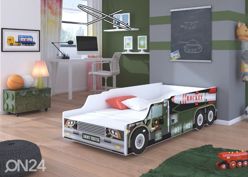 Lastevoodi veoauto 80x160 cm suurendatud