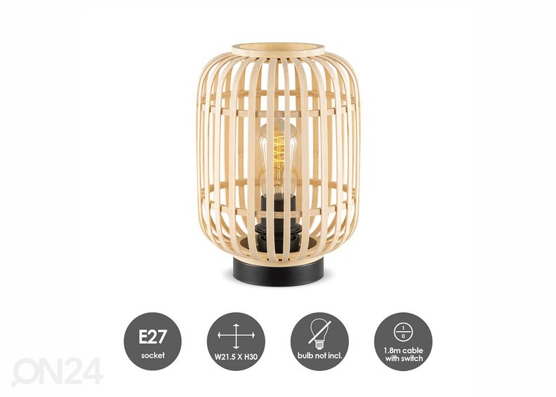 Laualamp Bamboo suurendatud