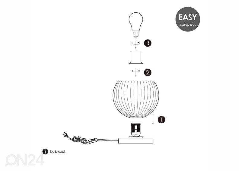 Laualamp Credo suurendatud