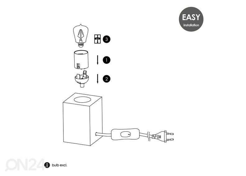 Laualamp Eliaz suurendatud