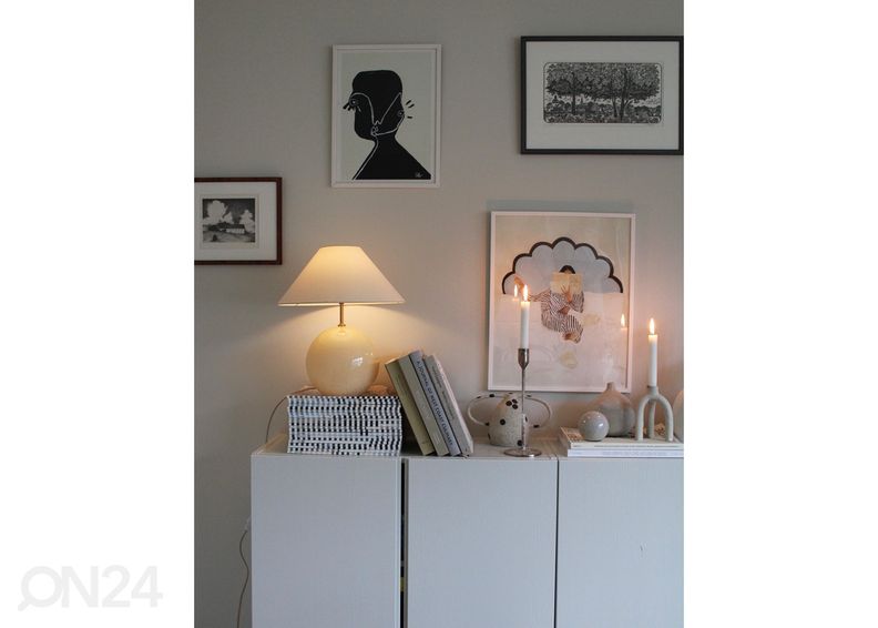 Laualamp Iris 35, kreemjas suurendatud