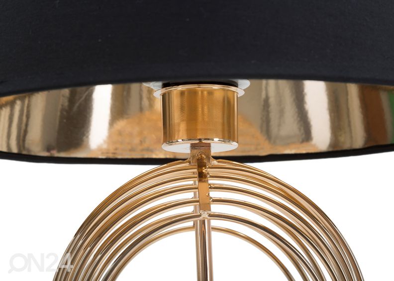 Laualamp Maxt, must/kuldne suurendatud