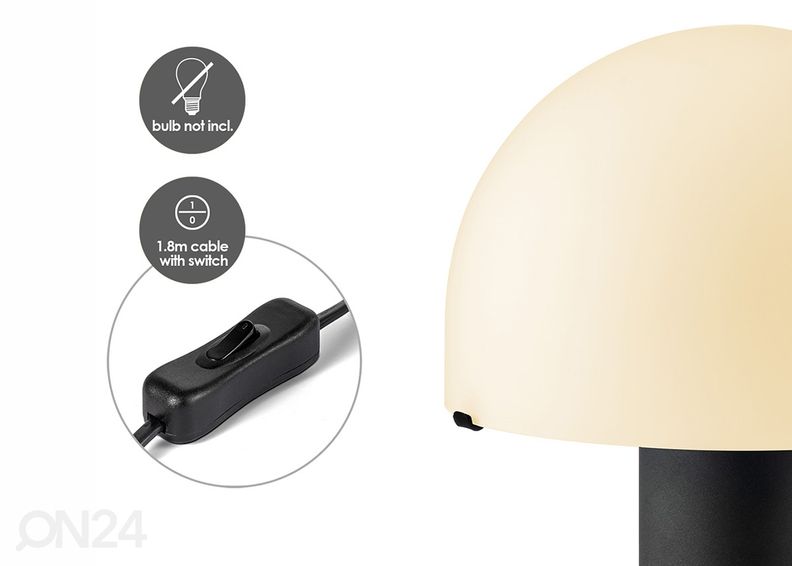 Laualamp Mushroom suurendatud