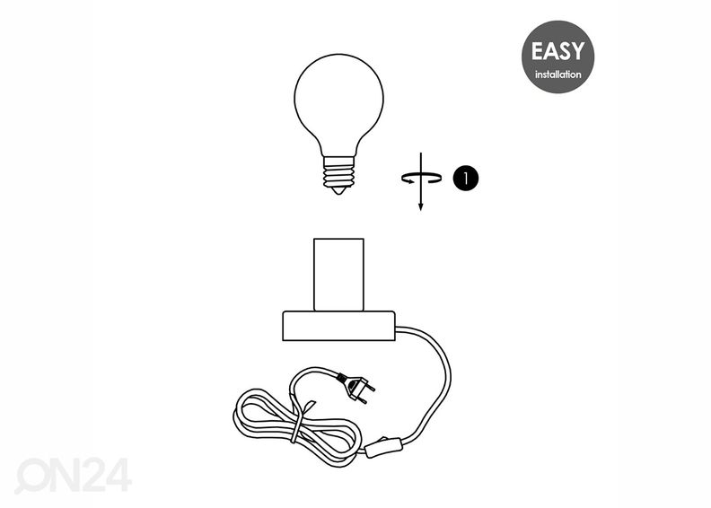 Laualamp Sten suurendatud