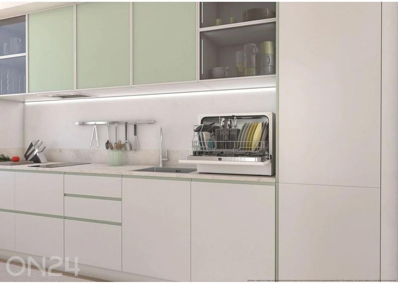 Lauapealne nõudepesumasin Candy RapidÓ CP 6E51LW suurendatud