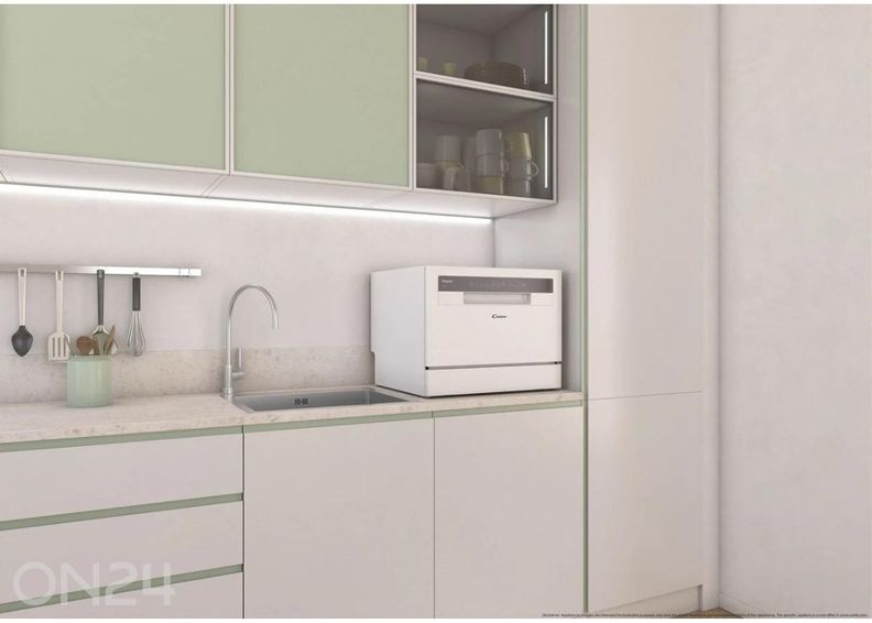 Lauapealne nõudepesumasin Candy RapidÓ CP 6E51LW suurendatud