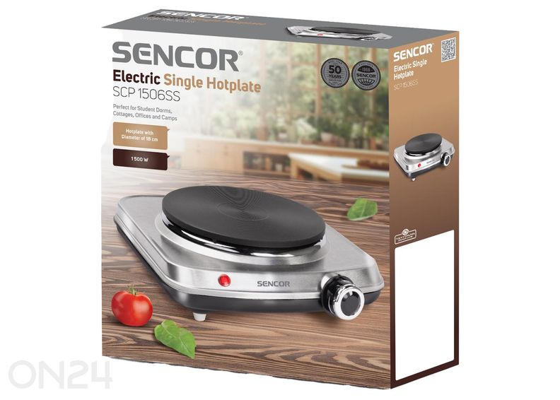 Lauapliit 1 tsooniga Sencor SCP1506SS suurendatud