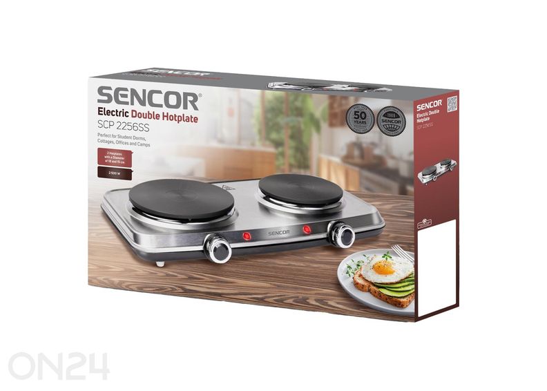 Lauapliit 2 tsooniga Sencor SCP2256SS suurendatud