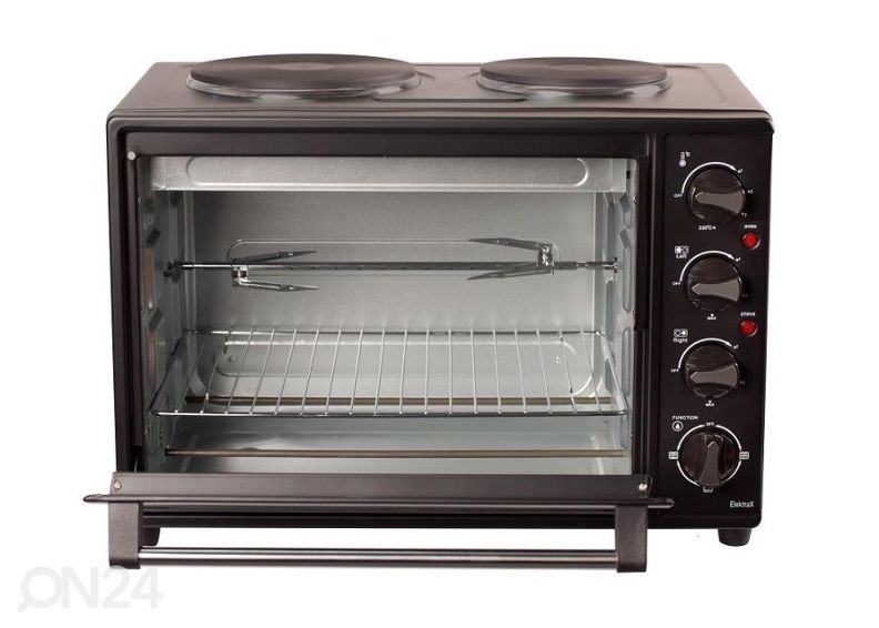 Lauapliit ahjuga Orava ELEKTRAX1, must suurendatud