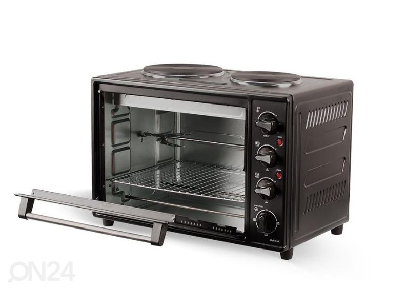 Lauapliit ahjuga Orava ELEKTRAX1, must suurendatud