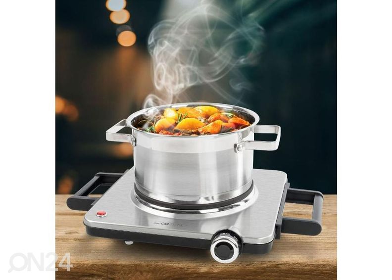 Lauapliit Clatronic 1 plaadiga EKP3788IX, inox suurendatud