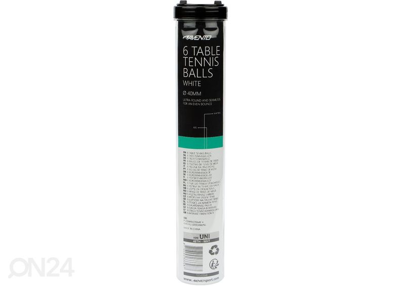 Lauatennise pallide komplekt 6k ABS Avento suurendatud