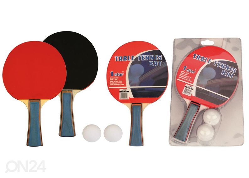 Lauatennise Reket Koos Pallidega 1 Star Get & Go suurendatud