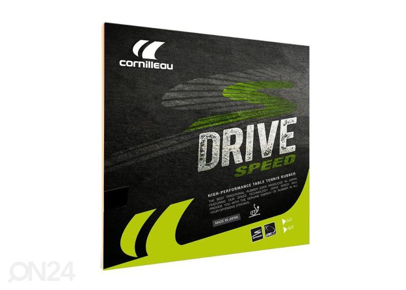 Lauatennise reketi grip Cornilleau drive speed 1.8 must suurendatud