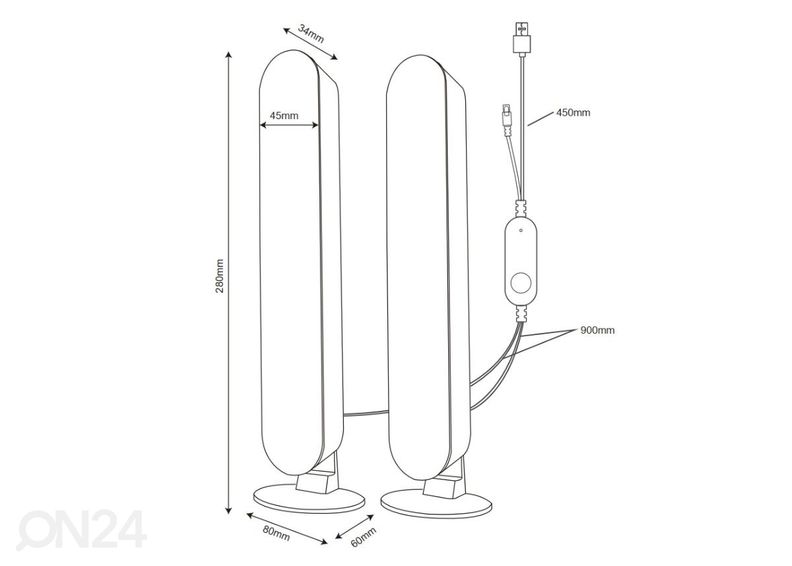 Lauavalgusti Game 2 tk suurendatud