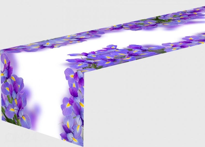 Laudlina Spring Irises 40x240 cm suurendatud