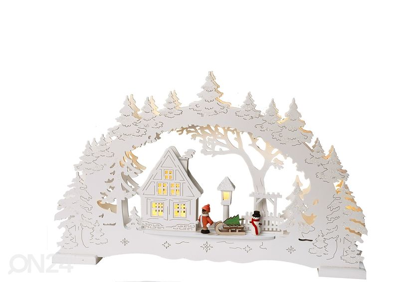 LED küünlajalg Village suurendatud