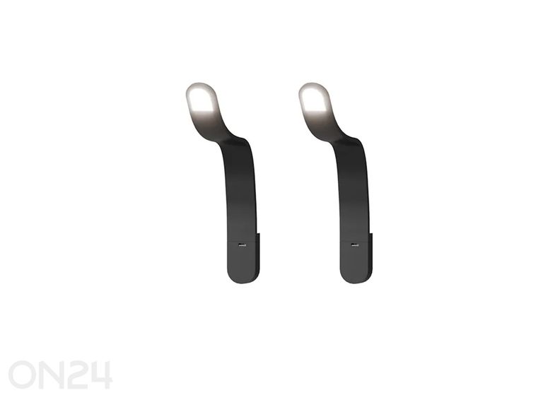 LED lugemislambid kappvoodile, 2 tk suurendatud