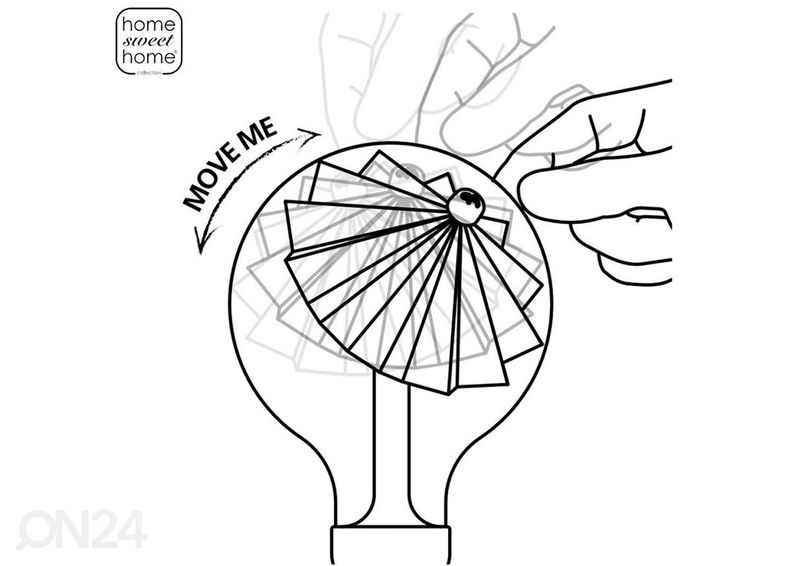 LED pirn Move Me umbrella, E27, 5,5W suurendatud