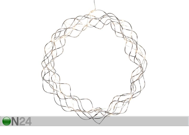 LED pirnidega dekoratsioon Curly suurendatud