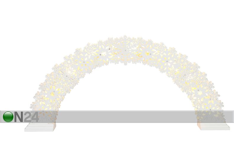 LED tuledega jõulukaunistus Snow suurendatud