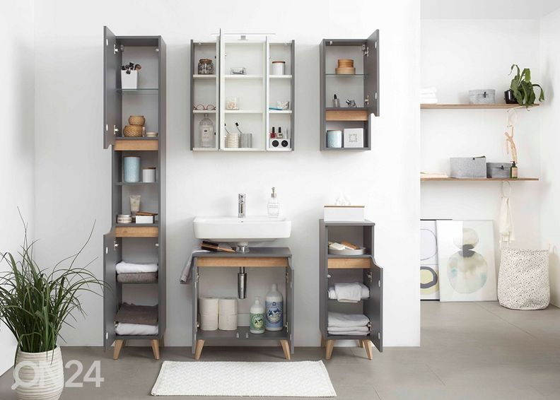 LED valgustusega peegelkapp 31-I, 65 cm suurendatud