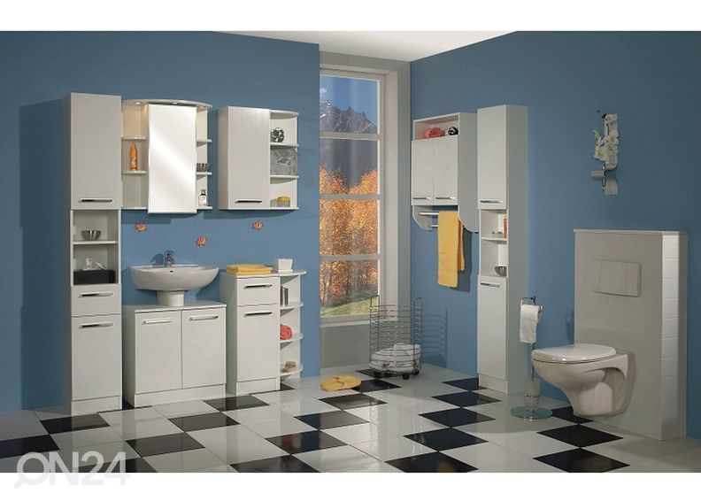 LED valgustusega peegelkapp 33-II suurendatud