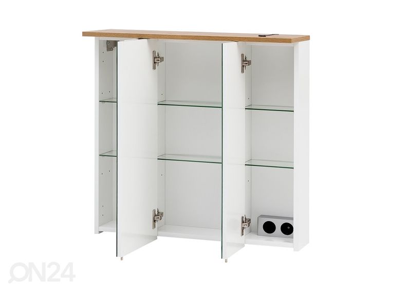 LED-valgustusega peegelkapp Padua suurendatud