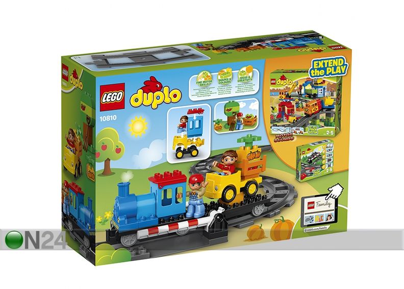 Lego Duplo lükatav rong suurendatud