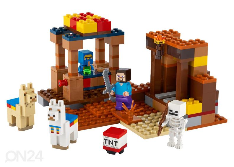 LEGO Minecraft Kauplemiskoht suurendatud