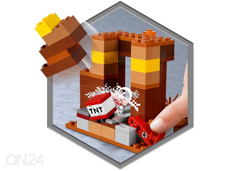 LEGO Minecraft Kauplemiskoht suurendatud