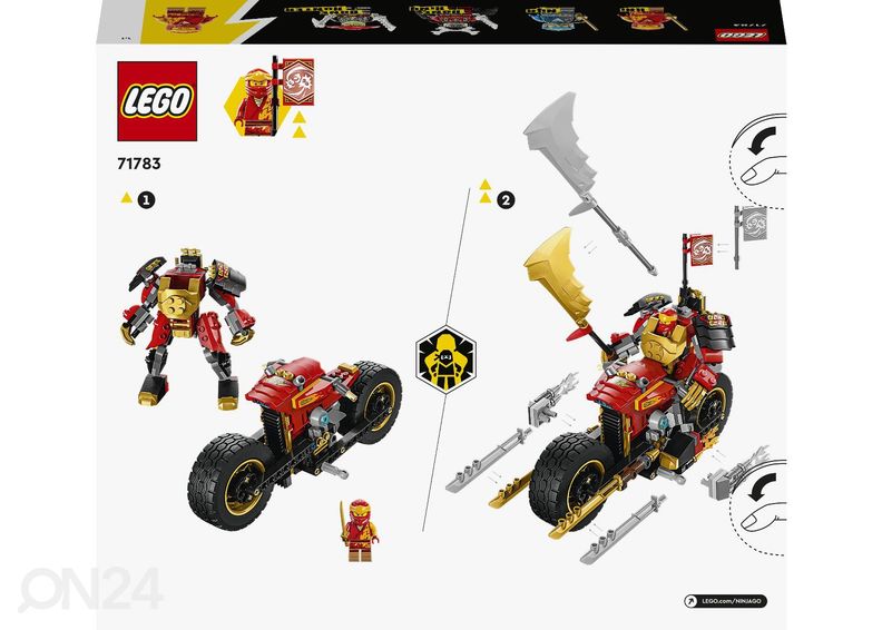 LEGO Ninjago Kai robotisõiduk EVO suurendatud