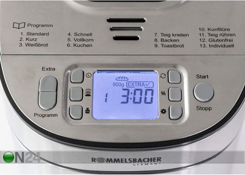 Leivaküpsetaja Rommelsbacher BA550 suurendatud