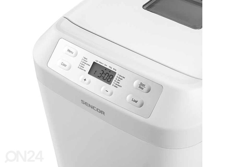 Leivaküpsetaja Sencor SBR1040WH suurendatud