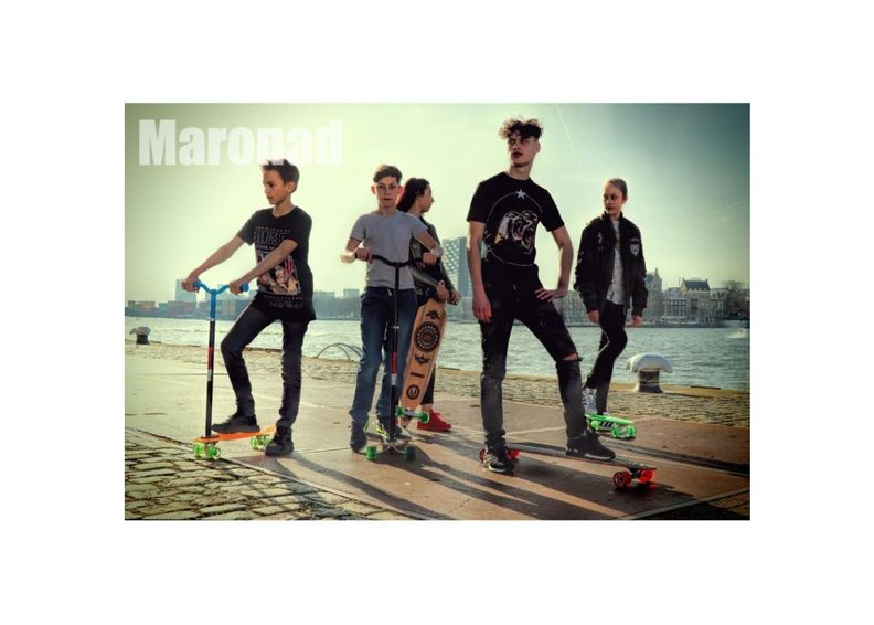 Lenksud skate-, long- ja penny boardile Stick suurendatud