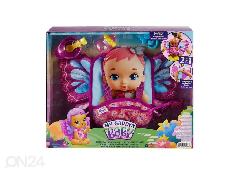 Liblikabeebi kandekott My Garden Baby suurendatud