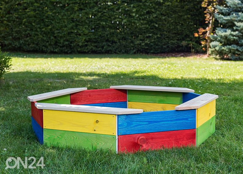 Liivakast kattega 130x130 cm suurendatud