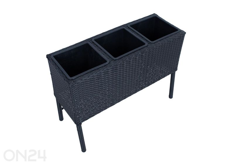 Lillekast Wicker 78x33xH54 cm suurendatud