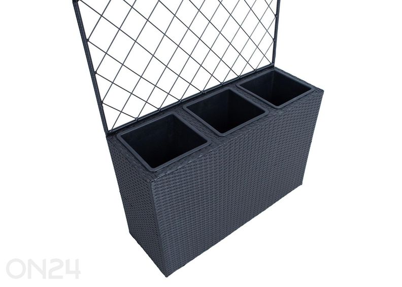 Lillekast Wicker 83x29xH55/146 cm suurendatud