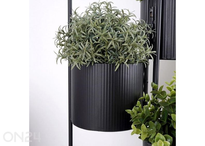 Lillepostament, must suurendatud