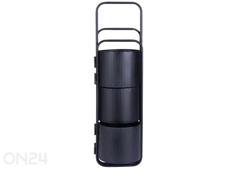 Lillepostament, must suurendatud